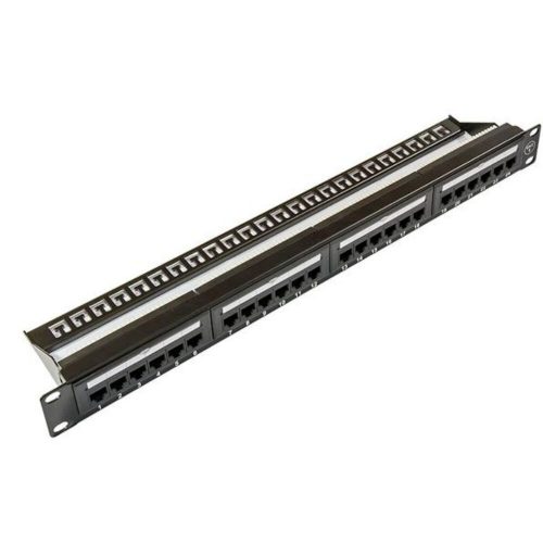 24-es patch panel aljzattal CAT.6 6246