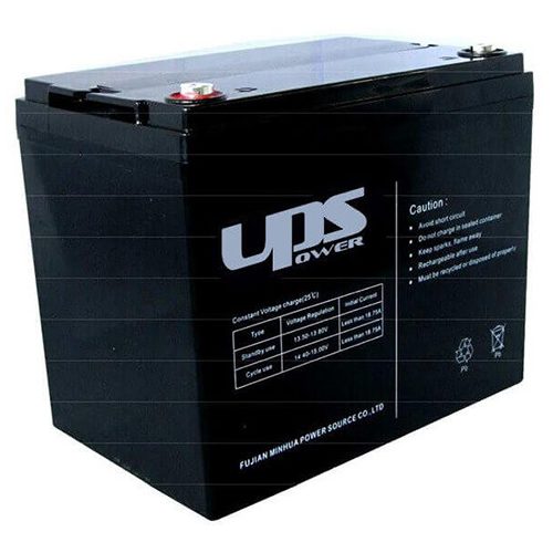 UPS 12V 75Ah zselés ólom akkumulátor gondozásmentes 116596