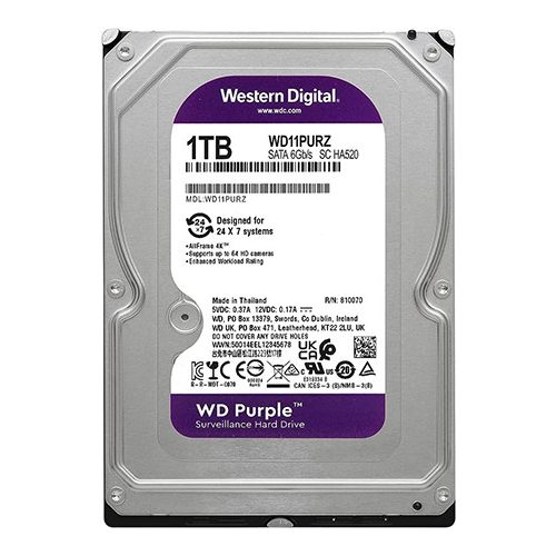 Western Digital 1000GB S-ATA III PURPLE WD11PURZ Winchester 125217