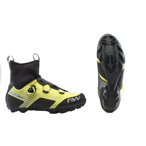 NORTHWAVE Cipő NW MTB CELSIUS XC ARCTIC GTX, 38 téli, fluo sárga/fekete 80204037-41-38