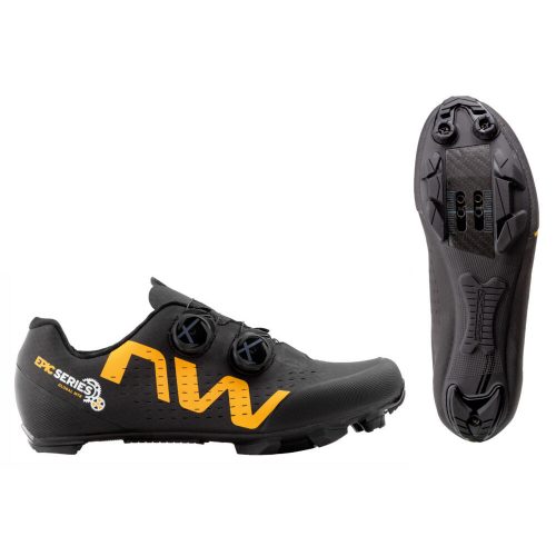 NORTHWAVE CIPŐ NW MTB REBEL 3 39 EPIC SERIES FEKETE/SÁRGA 80232016-68-39