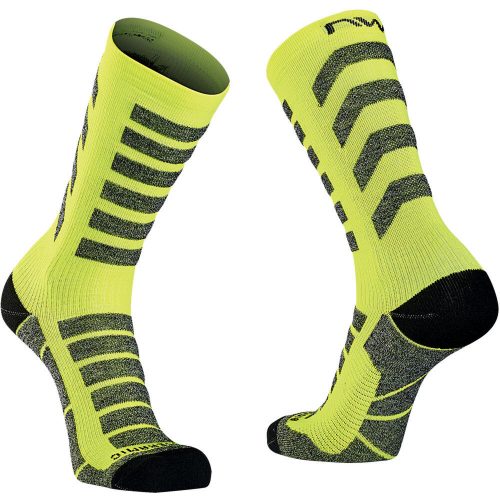 NORTHWAVE Zokni NW téli HUSKY CERAMIC L (44-47) fekete/fluo sárga 89212045-40-L