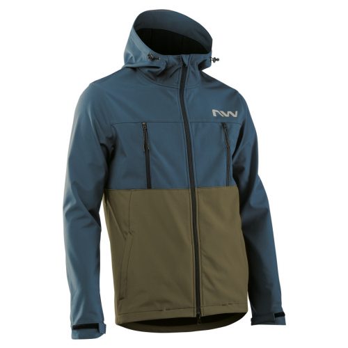 NORTHWAVE Dzseki NW EASY OUT SOFTSHELL 3XL kék/zöld 89221083-27-3XL