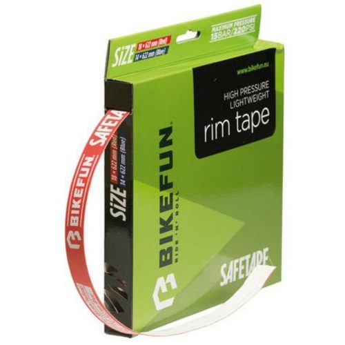 BIKEFUN Felniszalag öntapadós 18 mm x 45 m SafeTape piros JNA45M18