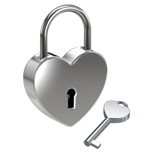 Basi Heart Lock Ezüst szerelemlakat B00060700