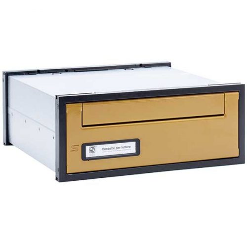 SILMEC Scala 302 arany beépíthető postaláda 30-302.51