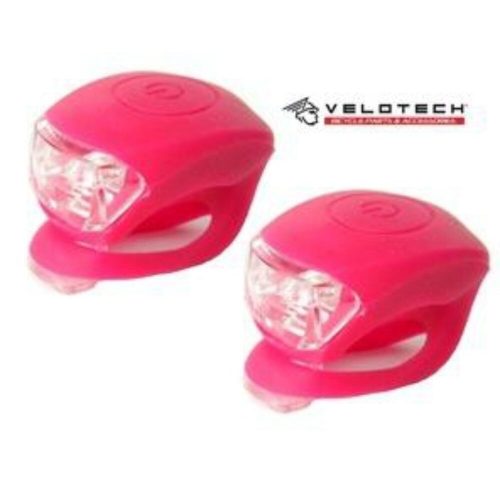 VELOTECH Villogó szett 2LED rose 34692