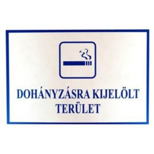 JKH Tábla műanyag A4 DOHÁNYZÁSRA TERÜLET 3427155