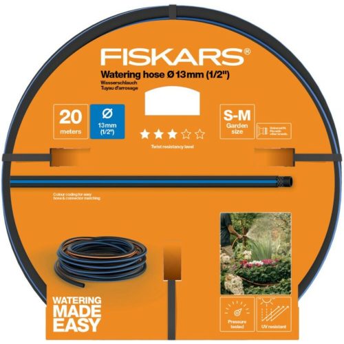 Fiskars Locsolótömlő 13mm 1/2col 20m Q3 - 1027102