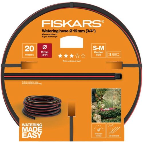 Fiskars Locsolótömlő 19mm (3/4) 20m Q3 - 1027109