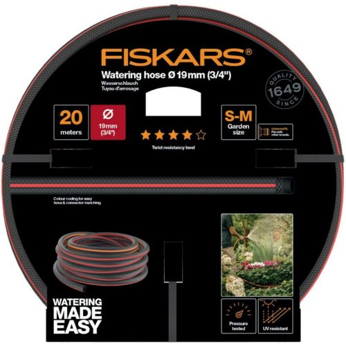 Fiskars Locsolótömlő 19mm (3/4