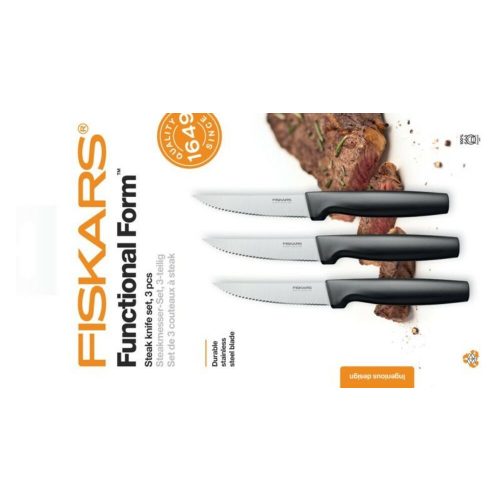 Fiskars FF Steak késkészlet, 3 db-os - 1057564