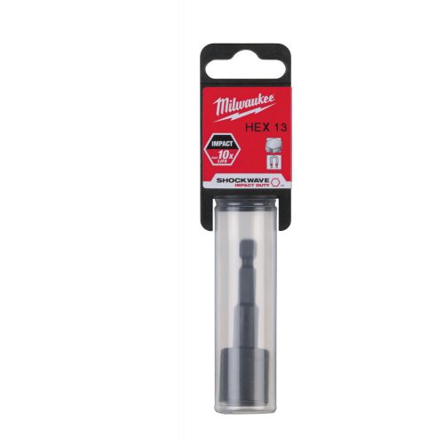 Milwaukee 1/4' Mágneses dugókulcs Hex 13 mm  1 db - 4932352545