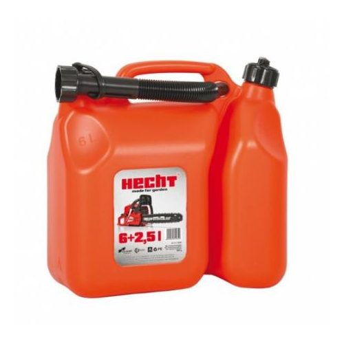 HECHT K00085 üzemanyag kanna öntőcsővel kombinált 6+2,5 L