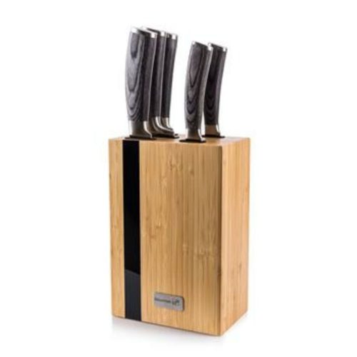 Késkészlet G21 Gourmet Rustic 5 db + bambusz késtartó 6002237