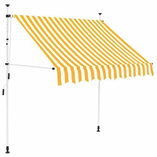 Feltekerhető napellenző sárga csíkos 200x120cm HOP1001018-1